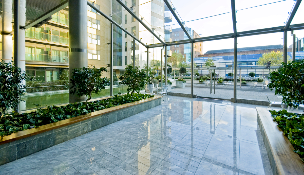 indoor atrium garden design